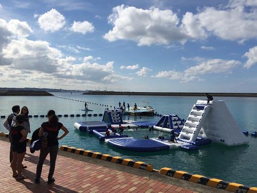 親子で海遊び、無料キャンペーンSEAPARK北谷