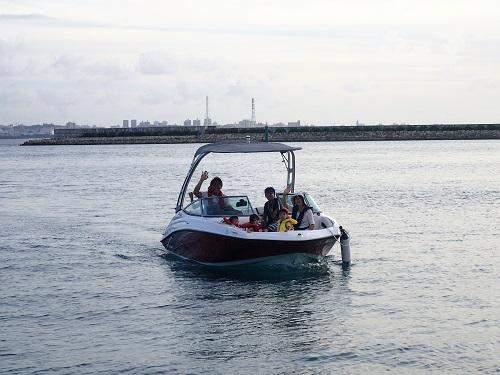 北谷海上散歩ボートちょい乗り遊覧