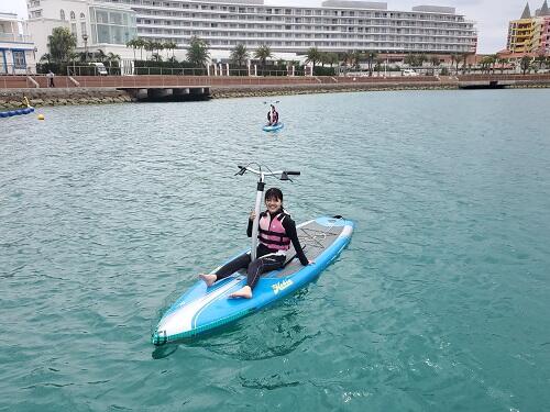 沖縄の海のお勧めマリンスポーツ in シーパーク北谷