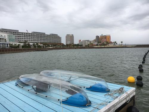 迷走台風１２号の影響で本日は１便目のみ運行