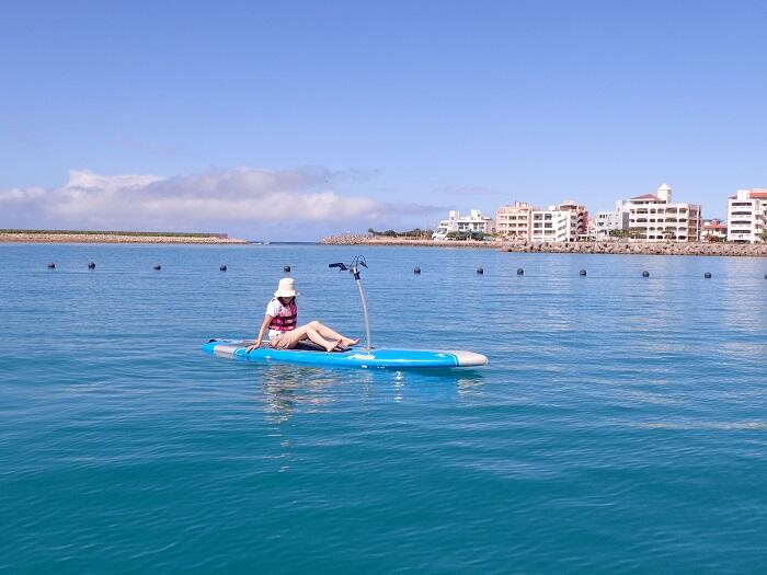 沖縄 サップ SUP 足漕ぎサップ 北谷